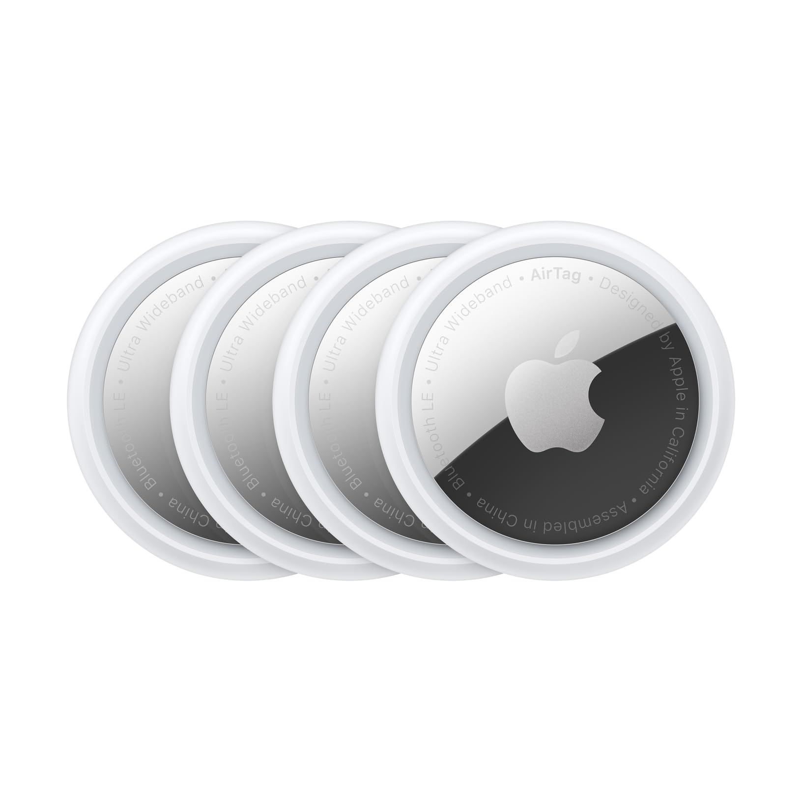 Apple AirTag Bluetooth Tracker, Precision Finding Smart Item Locator with Find My Network and Replaceable Battery