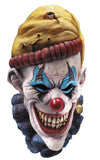 Evil Clown Latex Mask – Multicolor Overhead Horror Mask with Realistic Foam Details by Rubie’s (One Size)