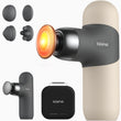 Mini Heated Massage Gun – Portable Deep Tissue Percussion Massager with Heat Therapy & 4 Intensity Levels