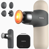 Mini Heated Massage Gun – Portable Deep Tissue Percussion Massager with Heat Therapy & 4 Intensity Levels