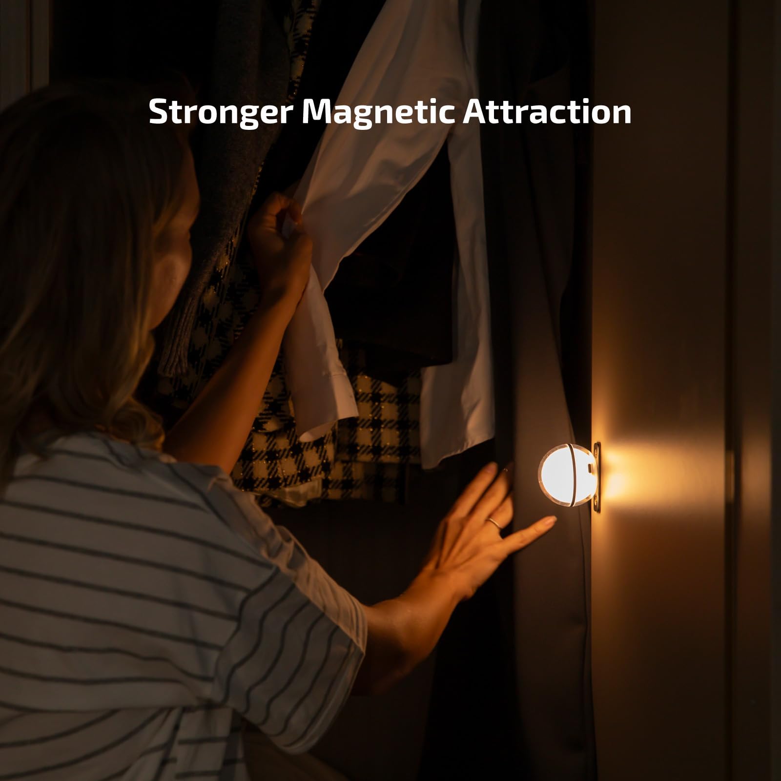 Sphere C USB-C Magnetic Smart Night Light – Portable RGB Bedside Lamp with App Control