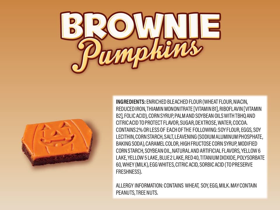 Little Debbie Pumpkin Brownies – Fudge Brownies with Orange Icing (Limited Edition Fall Treats)