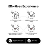 Audrey Black Gel Nail Polish – 15ml Long-Lasting UV/LED Soak Off Gel with High Gloss Finish