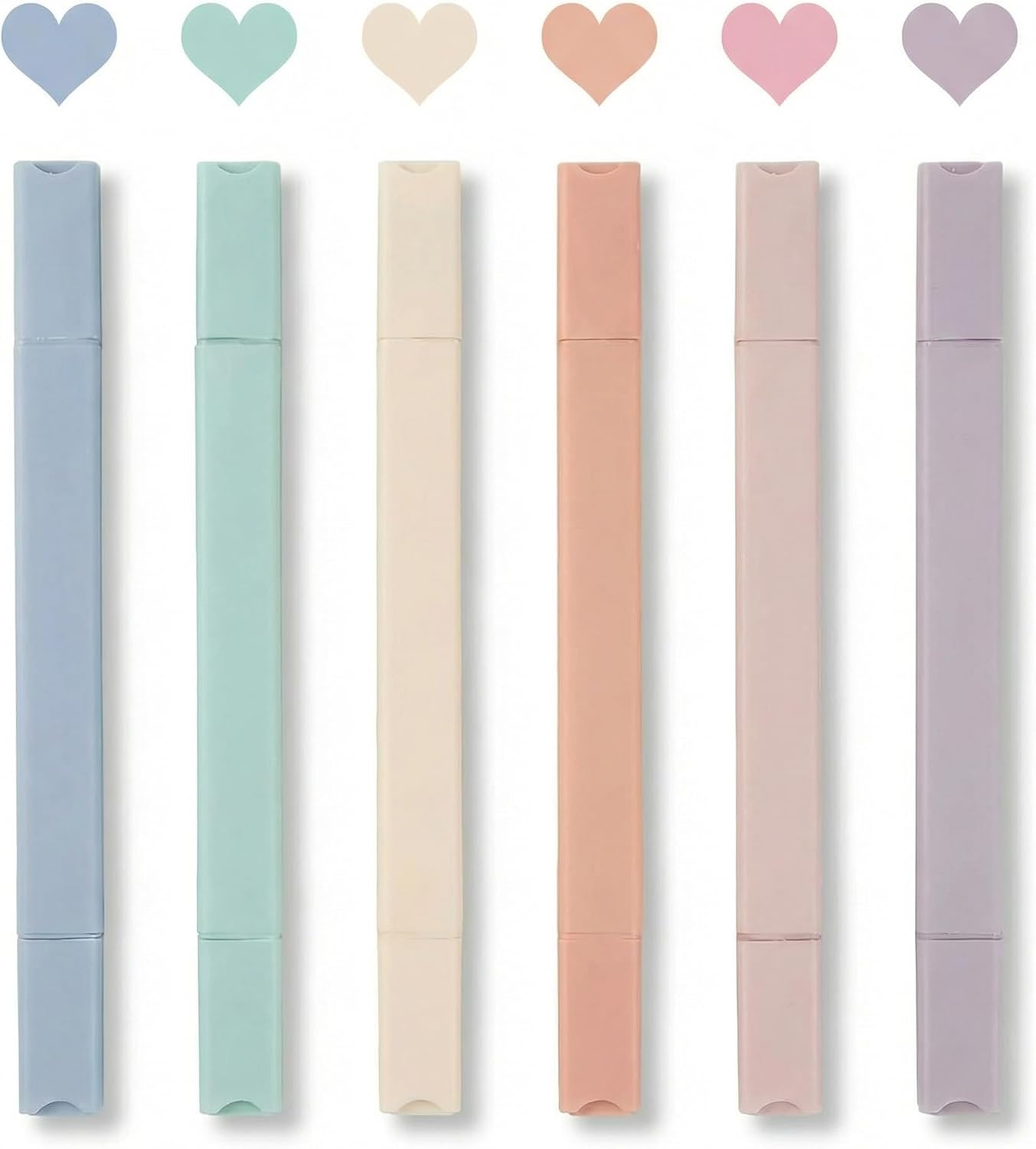12-Color Dual-Ended Pastel Highlighter Set