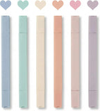 12-Color Dual-Ended Pastel Highlighter Set