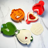 Halloween Dough Presser Pocket Pie Molds Set – 3-Piece Apple, Pumpkin & Acorn Shapes – BPA-Free Hand Pie & Cookie Cutters
