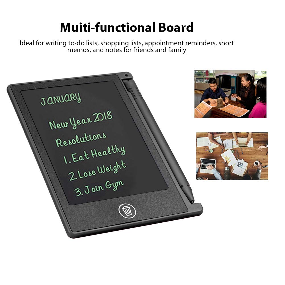 4.5” Mini LCD Writing Tablet – Portable Digital Memo & Drawing Board for Kids & Daily Notes (Black)