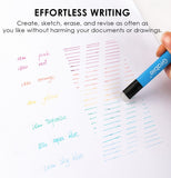 9-Color Erasable Gel Pen Set with 0.7 mm Tips