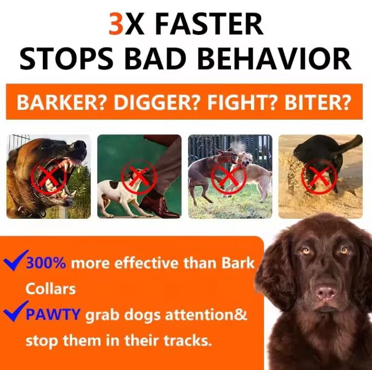 Dog Bark Deterrent Device – Professional Anti-Bark Training Tool with Ultrasonic Emitters