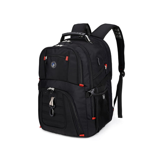 Extra Large 50L Travel Laptop Backpack – Airline-Approved Carry-On with USB Charging & Lock (17″)