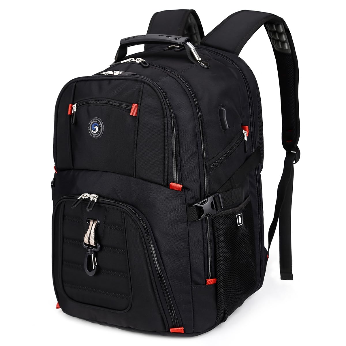 Extra Large 50L Travel Laptop Backpack – Airline-Approved Carry-On with USB Charging & Lock (17″)