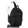 WINSPANSY Lightweight School Backpack for Teens & Adults – Water-Resistant Daypack with 14” Laptop Compartment (Black)