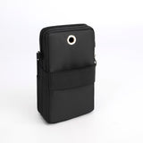 JANKS Small Nylon Crossbody Phone Bag for Women – Lightweight Mini Cell Phone Purse with Adjustable Strap (Black)