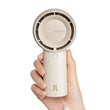 JISULIFE Turbo Portable Handheld Fan – 5 Speed Rechargeable Mini Cooling Fan with 4000mAh Battery