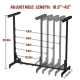 INNOVART Mobile Blueprint Storage Rack – Adjustable Rolling Vertical Plan Holder for Large Documents (Black)