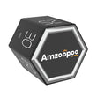 AMZOOPOO Magnetic Flip Cube Timer with Custom Countdown, Visual Display & Hands-Free Control – Black