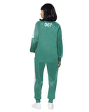 Adult Squid Game Player Costume – Official Green Tracksuit with Number Stickers for Halloween & Cosplay