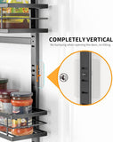 MOFOROCO 9-Tier Over-the-Door Pantry Organizer – Heavy-Duty Metal Hanging Storage Rack for Kitchen & Home (Black)