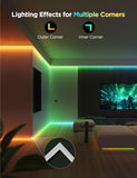 Govee RGBIC LED Strip Lights with Diffuser Channel – 60 LEDs/m, Alexa Compatible & Corner-Ready Design