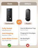 Philips Wi-Fi Smart Deadbolt Door Lock with Fingerprint, App Control & Alexa Support, Keyless Entry Security Lock