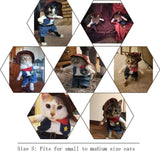 Funny Cowboy Dog Costume – Dark Blue Western Pet Outfit for Halloween & Parties