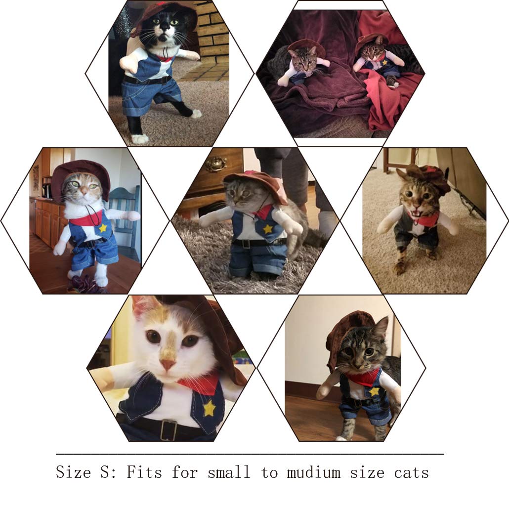 Funny Cowboy Dog Costume – Dark Blue Western Pet Outfit for Halloween & Parties