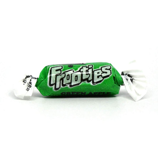 Green Apple Frooties – 360pcs Bag of Chewy Candy Rolls for Halloween, Parties & Candy Buffets (Kosher, Gluten-Free, Peanut-Free)