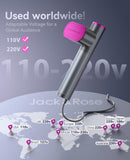 Jack & Rose K1 Dual Voltage Travel Garment Steamer Iron Portable 2-in-1 Wrinkle Remover with LED Display