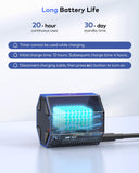 Ticktime Pomodoro Timer Cube with Custom Pomodoro, Flip Pause & Resume, Magnetic Rechargeable Desk Timer with Silent, Vibration & Adjustable Sound Alerts – Blue