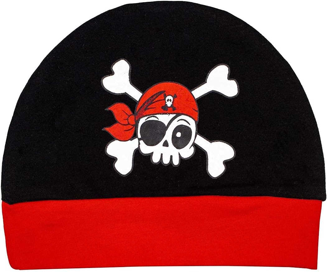 Gray Baby Pirate Costume – Soft Cotton Romper Set with Pants and Hat for Halloween, Fall & Daily Wear