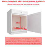 Chrome 2-Tier Pull-Out Cabinet Organizer – Individual Slide-Out Drawers for Wide Base Cabinets