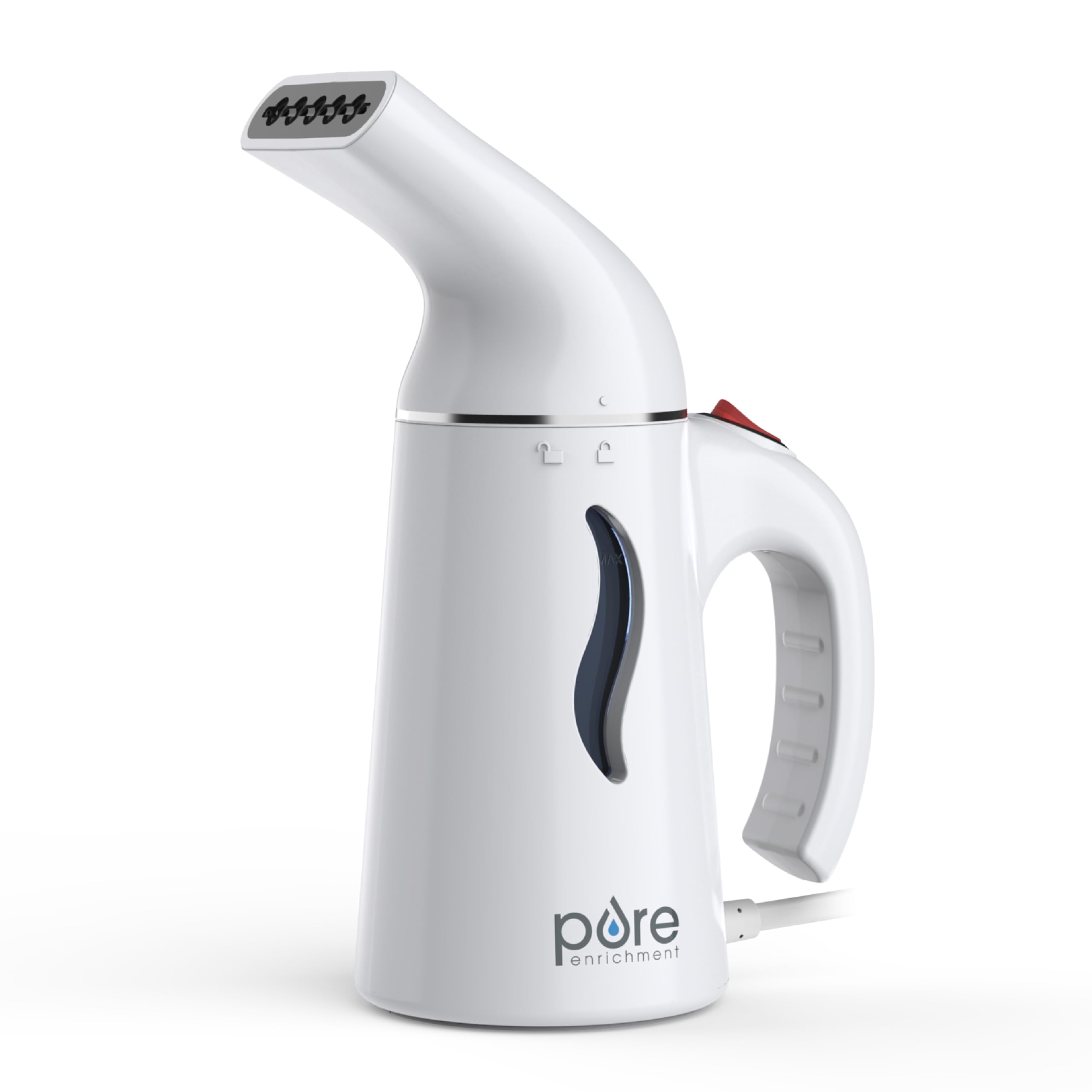 Portable Handheld Travel Garment Steamer with Fast Heat, Auto Shut-Off and Compact Wrinkle Remover System