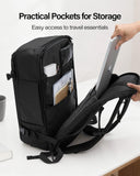 Gherson 40L TSA-Friendly Travel Laptop Backpack – Carry-On Business Weekender for 17.3” Laptops