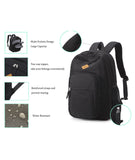 ABSHOO Classic Lightweight Travel Backpack for School & College – Water-Resistant Multi-Pocket Bookbag