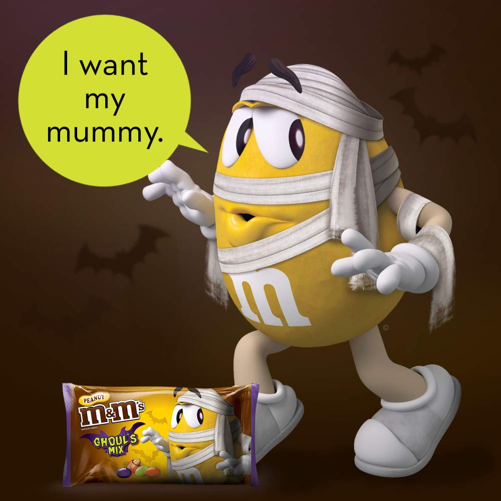 M&M’s Ghoul’s Mix Milk Chocolate – 10oz Festive Halloween Candy Bag with Spooky Seasonal Colors 🍫👻