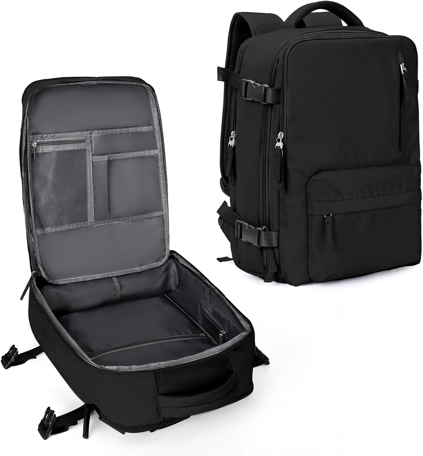 Travel Backpack Women,Carry On Backpack Flight Approved 18x14x8 inches Bag Spirit Airlines Personal ltem,College Sports Hiking Rucksack Waterproof Outdoor Casual Daypack Laptop Blackpack,Peacock Blue