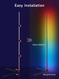 Tyute Smart RGB Corner Floor Lamp – 16M Colors, Music Sync & App Controlled Ambient Light