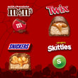 M&M’S, SNICKERS, SKITTLES & TWIX Halloween Variety Bag – 60 Count Fun Size Chocolate & Fruity Candy Mix (24 oz Bulk Bag)