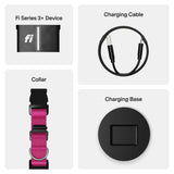 Fi Series 3+ Smart GPS Dog Collar Pink with Real-Time Tracking, Escape Alerts & Health Monitoring System