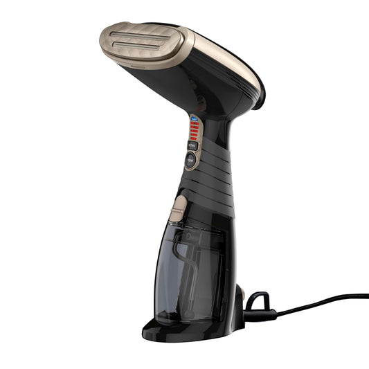 Conair Turbo ExtremeSteam Black Professional Handheld Garment Steamer 1875W with Precision Aluminum Soleplate