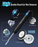 Smart Visual Ear Cleaner with 1296P HD Camera & WiFi Connectivity – Ultra-Slim Ear Wax Removal Tool with LED Lights & USB Rechargeable Design