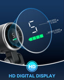 Portable Turbo Handheld Fan – High-Speed Rechargeable Cooling Fan with 5 Wind Speeds & Foldable Design