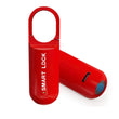 Compact Fingerprint Smart Padlock, USB Rechargeable Keyless Biometric Locker Lock for Gym, Bags & Personal Storage