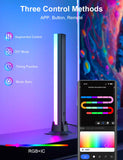 WiFi RGB IC Smart Light Bars – Alexa Voice Control Gaming & TV Ambient Lighting