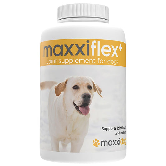 MaxxiFlex+ Advanced Joint Support Tablets for Dogs – Glucosamine, MSM & Turmeric Hip & Mobility Formula (60 Chews)