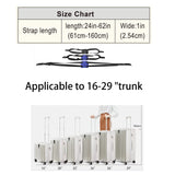 Adjustable Luggage Strap Bungee – Elastic Suitcase Strap with Quick Release Buckle for Travel Bags & Carry-On Luggage