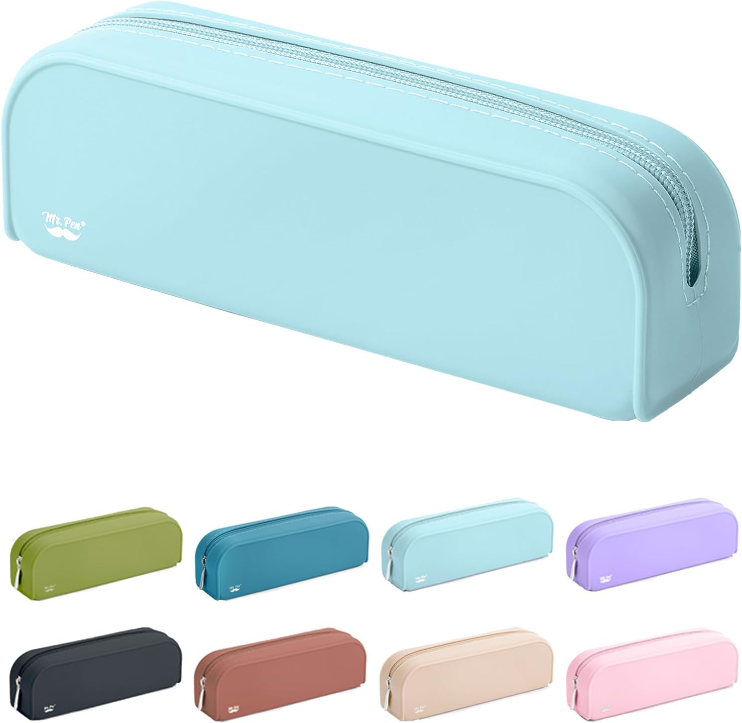 Easy-Clean Silicone Pencil and Makeup Pouch