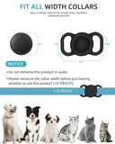 Mini Pet Tracker for Apple Find My Network with Silicone Case – No Monthly Fee Bluetooth Tracking Device for Cats & Dogs (White)