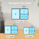 Travel Vacuum Storage Bags Set with Portable Electric Pump – Space Saving Compression Bags for Luggage & Closet Organization