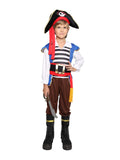 Kids Skeleton Pirate Costume – Deluxe Halloween Outfit for Boys with Spooky Pirate Design and Soft Polyester Fabric